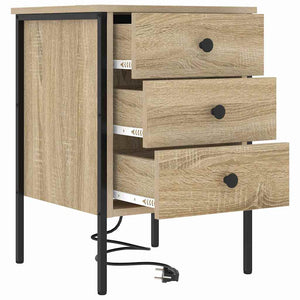 Κομοδίνο 2 pcs Δρύς Sonoma 42 x 41 x 61 εκ Επεξεργασμένο ξύλο - Pakobazaar