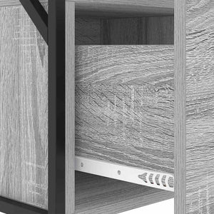 Κομοδίνο με συρτάρι 2 pcs Γκρίζο Σονομα 40 x 31 x 60 εκ. - Pakobazaar