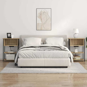 Κομοδίνο Δρύς Sonoma 55 x 31 x 76 εκ Επεξεργασμένο ξύλο - Pakobazaar