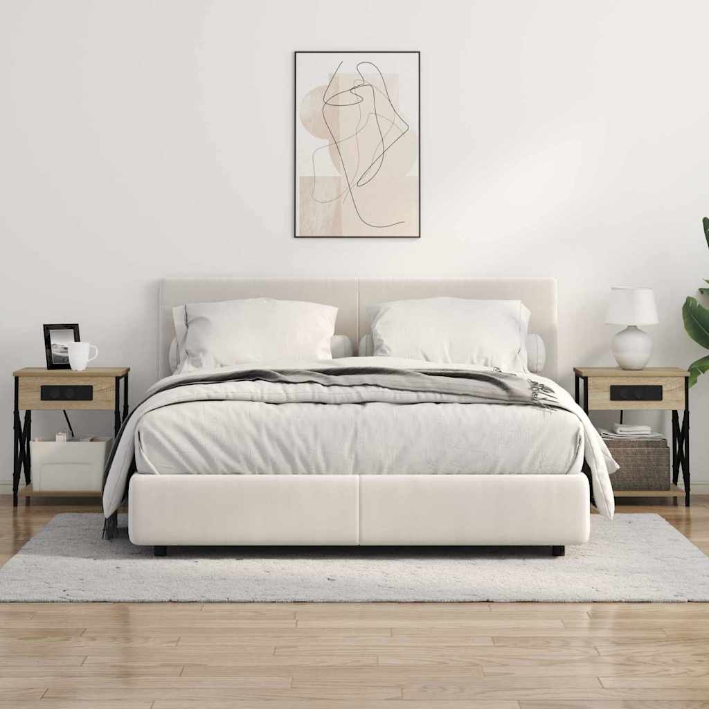 Κομοδίνο 2 pcs Δρύς Sonoma 41 x 31 x 51 εκ. Επεξεργασμένο ξύλο - Pakobazaar