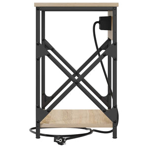 Κομοδίνο 2 pcs Δρύς Sonoma 41 x 31 x 51 εκ. Επεξεργασμένο ξύλο - Pakobazaar