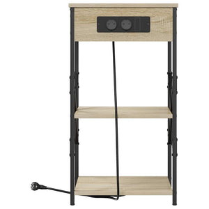 Κομοδίνο 2 pcs Δρύς Sonoma 41 x 31 x 76 εκ. Επεξεργασμένο ξύλο - Pakobazaar