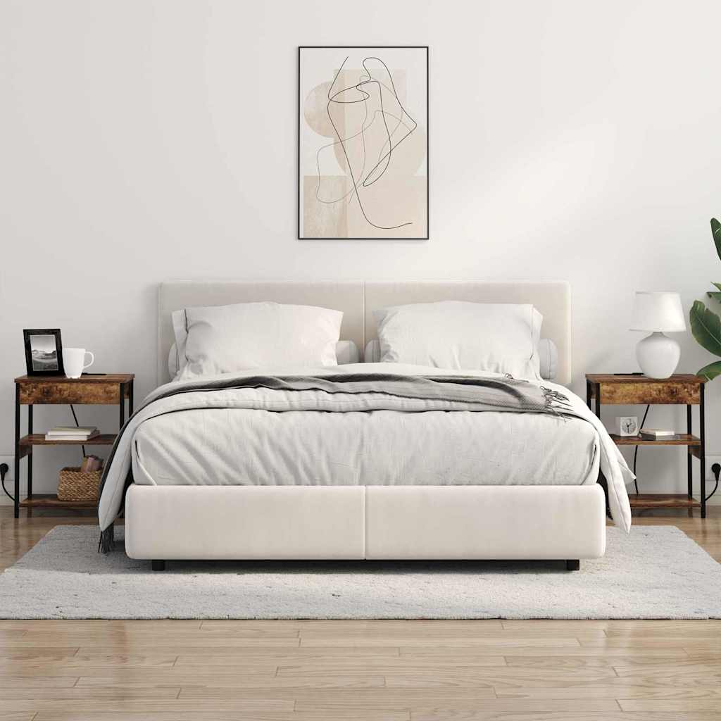 Κομοδίνο 2 pcs Καπνιστό Δρύς 41 x 31 x 51 εκ. - Pakobazaar