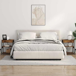 Κομοδίνο 2 pcs Καπνιστό Δρύς 41 x 31 x 51 εκ. - Pakobazaar