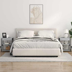 Κομοδίνο 2 pcs Γκρίζο Σονομα 41 x 31 x 51 εκ. - Pakobazaar