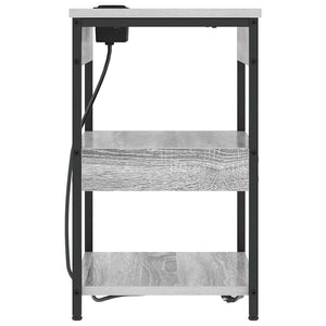 Κομοδίνο 2 pcs Γκρίζο Σονομα 41 x 31 x 51 εκ. - Pakobazaar