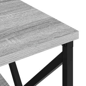 Κομοδίνο με συρτάρι 2 pcs Γκρίζο Σονομα 41,5 x 40,5 x 55 εκ. - Pakobazaar