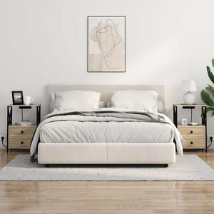 Κομοδίνο Δρύς Sonoma 40 x 31 x 60 εκ. Επεξεργασμένο ξύλο - Pakobazaar