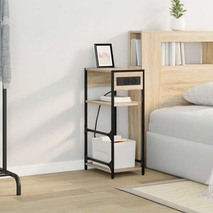 Κομοδίνο Δρύς Sonoma 40 x 27 x 76 εκ Επεξεργασμένο ξύλο - Pakobazaar