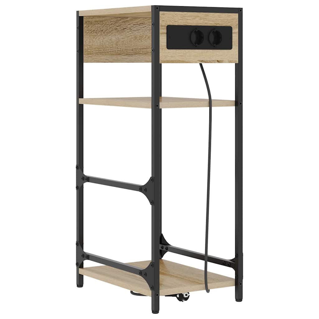 Κομοδίνο Δρύς Sonoma 40 x 27 x 76 εκ Επεξεργασμένο ξύλο - Pakobazaar