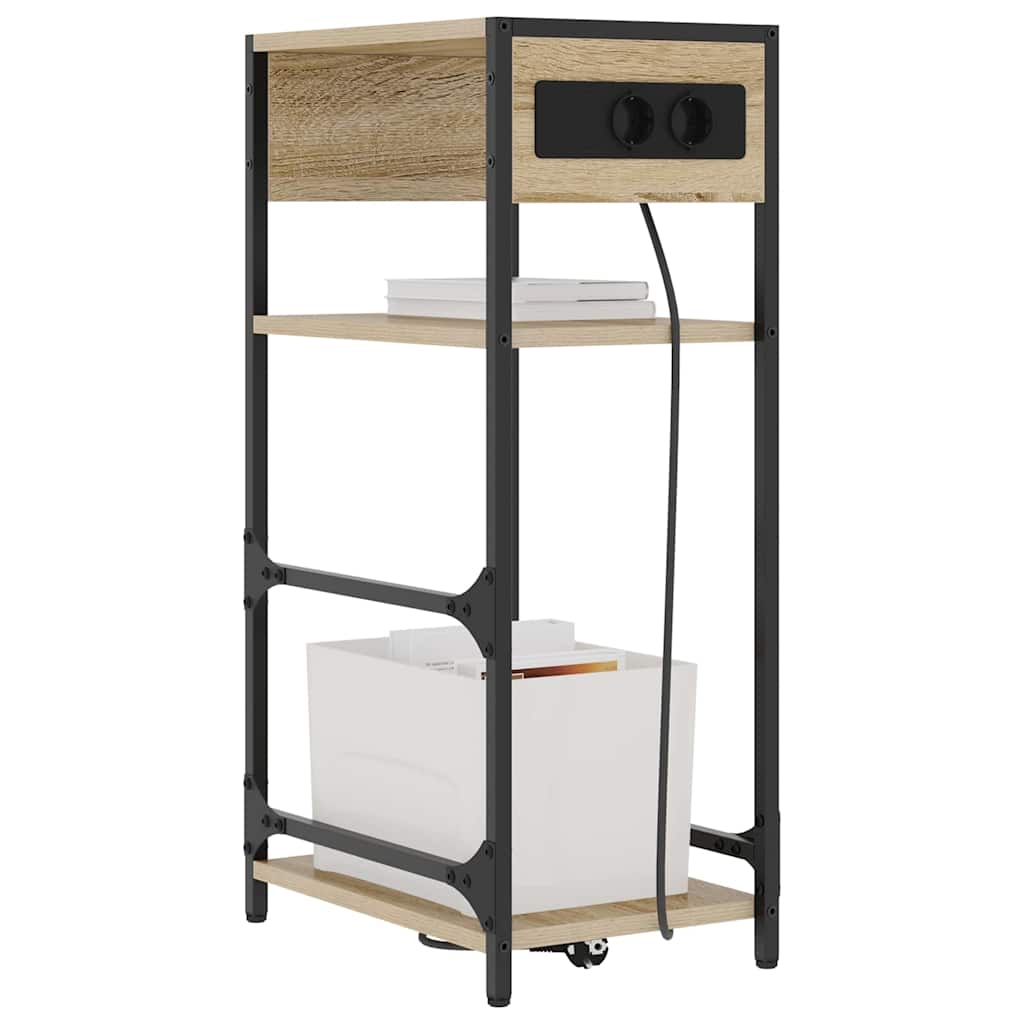 Κομοδίνο Δρύς Sonoma 40 x 27 x 76 εκ Επεξεργασμένο ξύλο - Pakobazaar