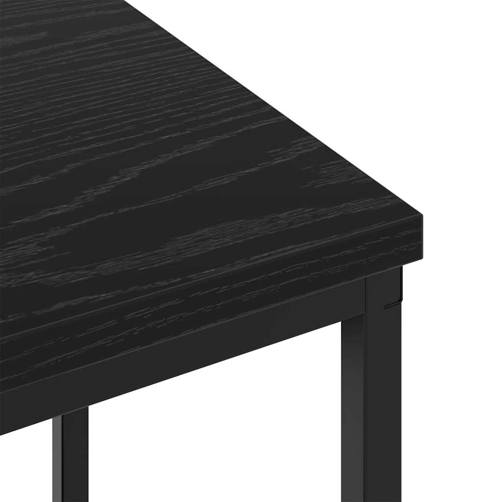 Κομοδίνο Μαύρη Οξυά 38 x 30 x 48 εκ. Επεξεργασμένο ξύλο - Pakobazaar