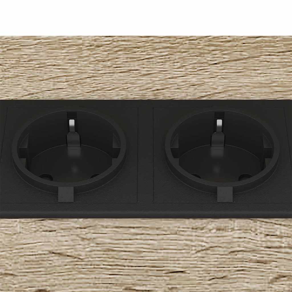 Κομοδίνο 2 pcs Δρύς Sonoma 38 x 30 x 48 εκ. Επεξεργασμένο ξύλο - Pakobazaar