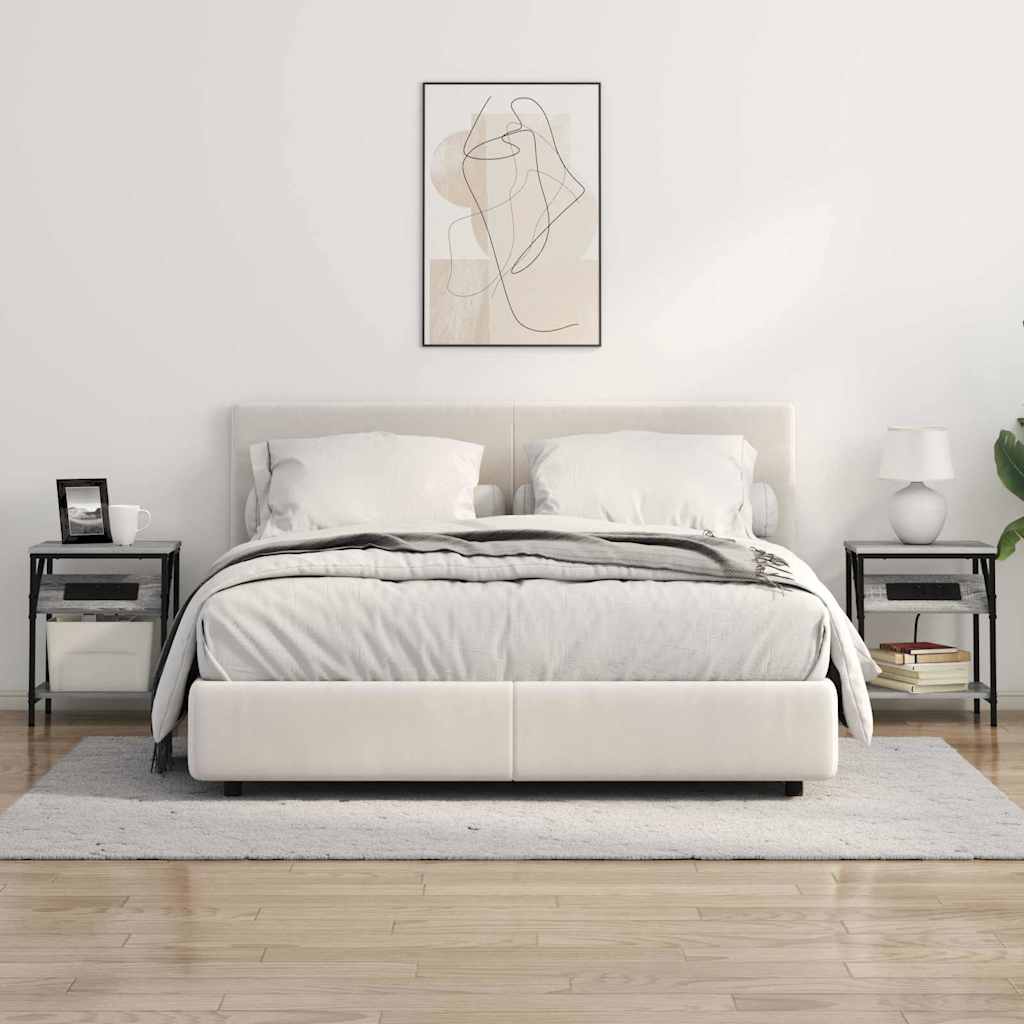 Κομοδίνο Γκρίζο Σονομα 38 x 30 x 48 εκ. Επεξεργασμένο ξύλο - Pakobazaar