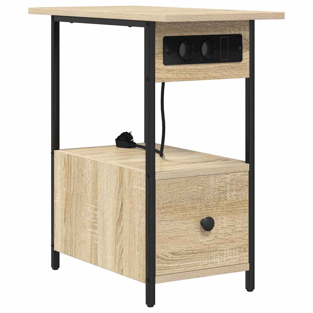 Κομοδίνο Δρύς Sonoma 60 x 30 x 61 εκ Επεξεργασμένο ξύλο - Pakobazaar