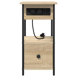 Κομοδίνο Δρύς Sonoma 60 x 30 x 61 εκ Επεξεργασμένο ξύλο - Pakobazaar