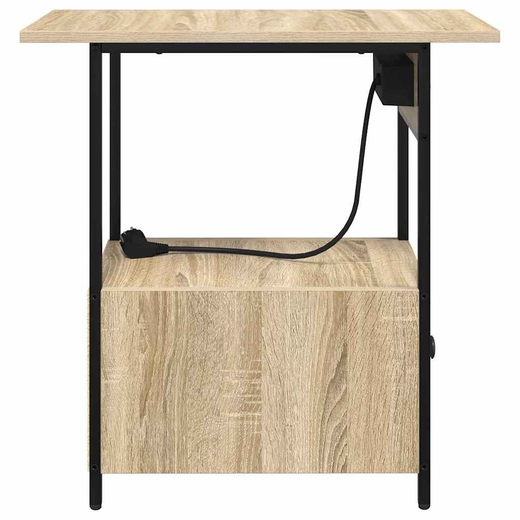 Κομοδίνο Δρύς Sonoma 60 x 30 x 61 εκ Επεξεργασμένο ξύλο - Pakobazaar