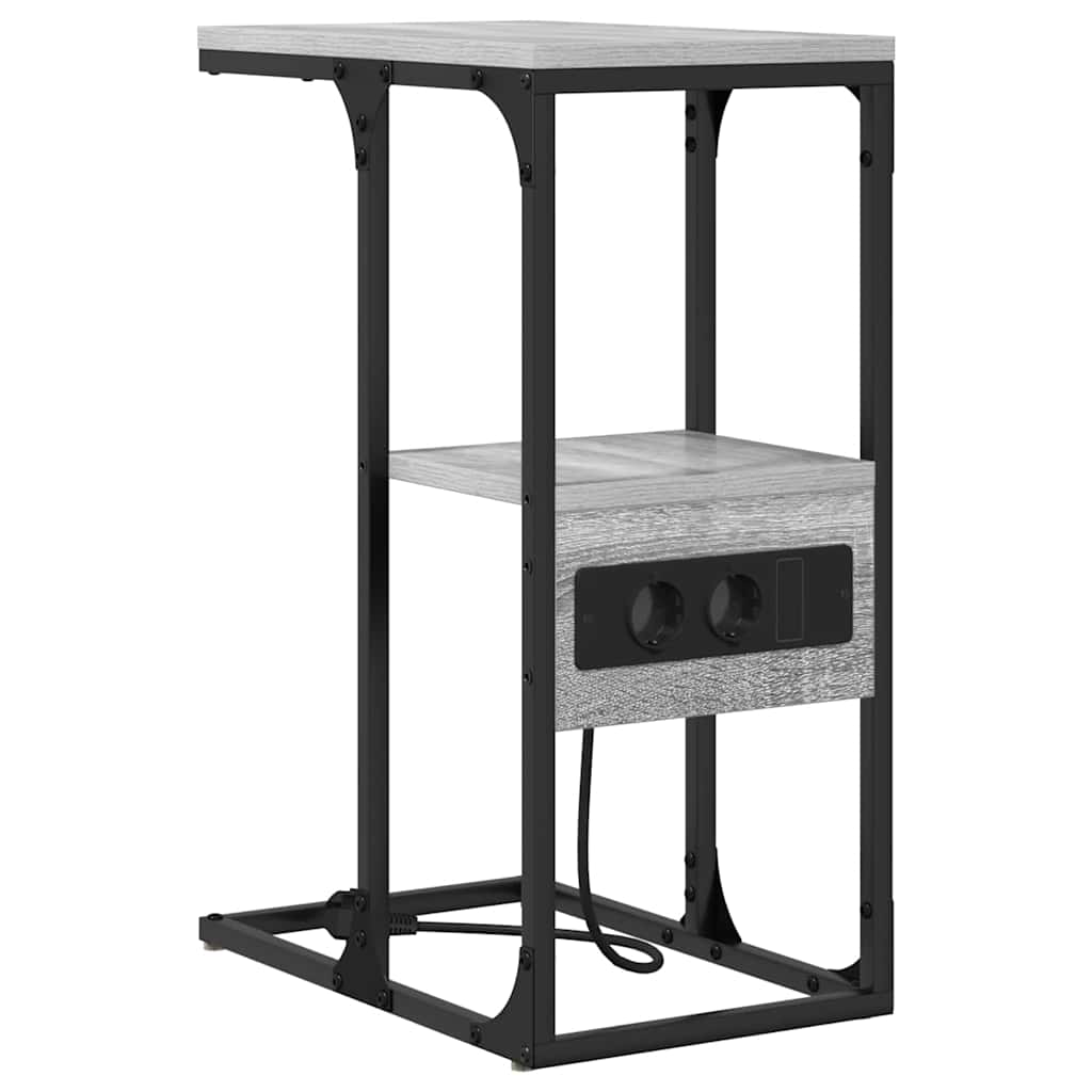 Κομοδίνο Γκρι sonoma 41.5 x 26 x 60.5 εκ Επεξεργασμένο ξύλο - Pakobazaar
