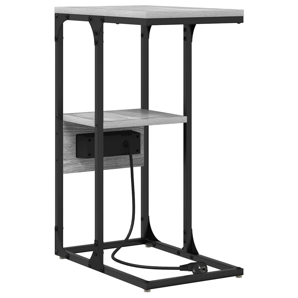Κομοδίνο Γκρι sonoma 41.5 x 26 x 60.5 εκ Επεξεργασμένο ξύλο - Pakobazaar
