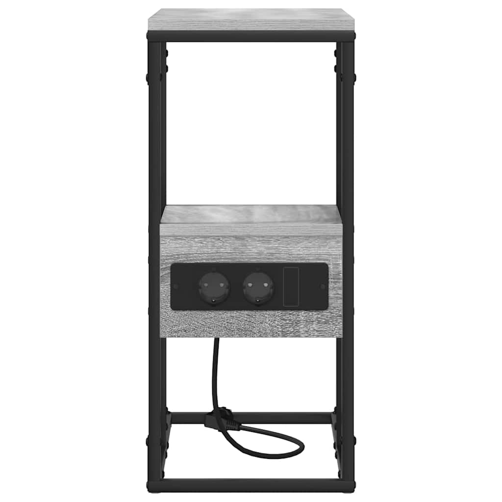 Κομοδίνο Γκρι sonoma 41.5 x 26 x 60.5 εκ Επεξεργασμένο ξύλο - Pakobazaar