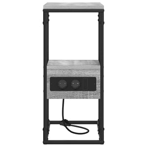 Κομοδίνο Γκρι sonoma 41.5 x 26 x 60.5 εκ Επεξεργασμένο ξύλο - Pakobazaar