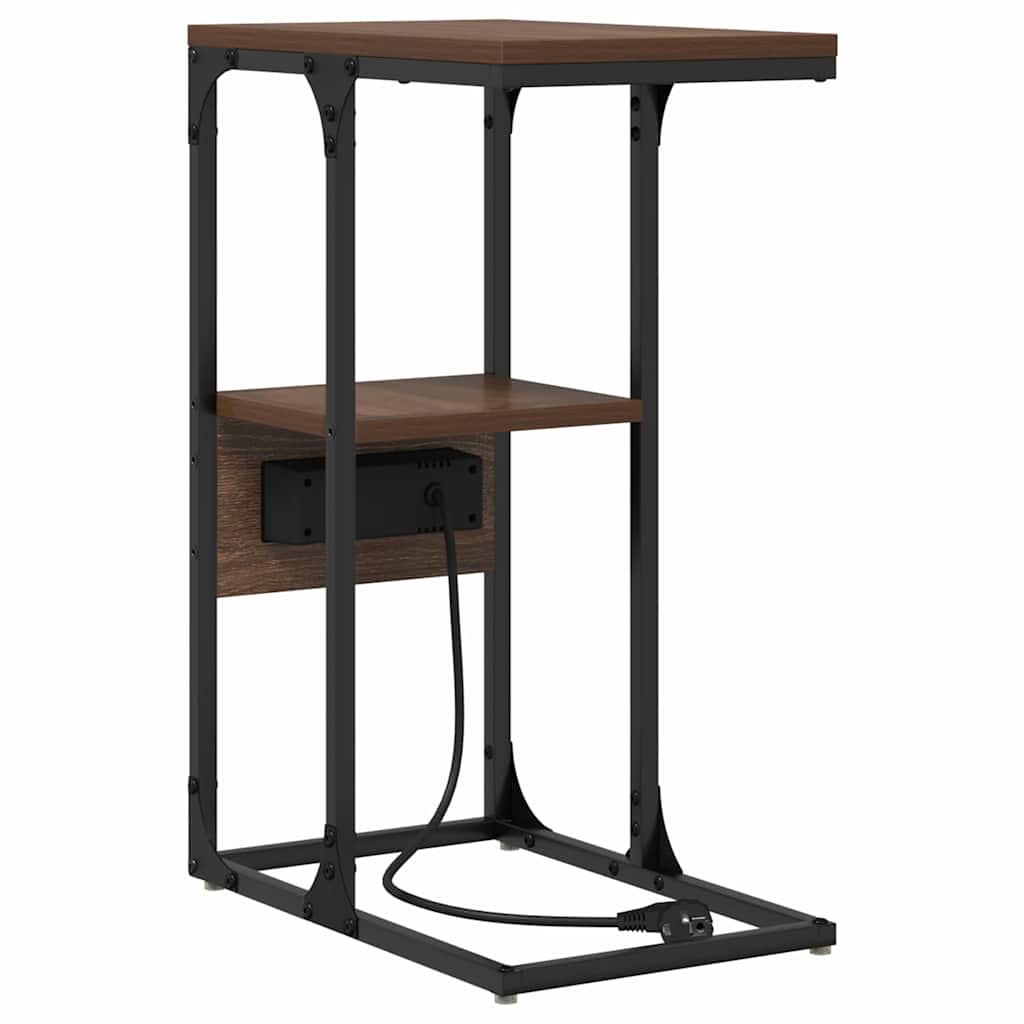 Κομοδίνο Καφέ δρυς 41.5 x 26 x 60.5 εκ Επεξεργασμένο ξύλο - Pakobazaar