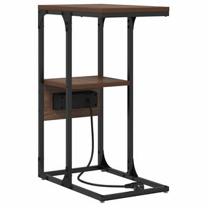 Κομοδίνο Καφέ δρυς 41.5 x 26 x 60.5 εκ Επεξεργασμένο ξύλο - Pakobazaar