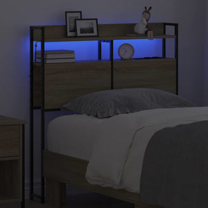 Κεφαλάρι Αποθήκης με ράφι Sonoma Δρυς 100 cm Επεξεργασμένο ξύλο - Pakobazaar