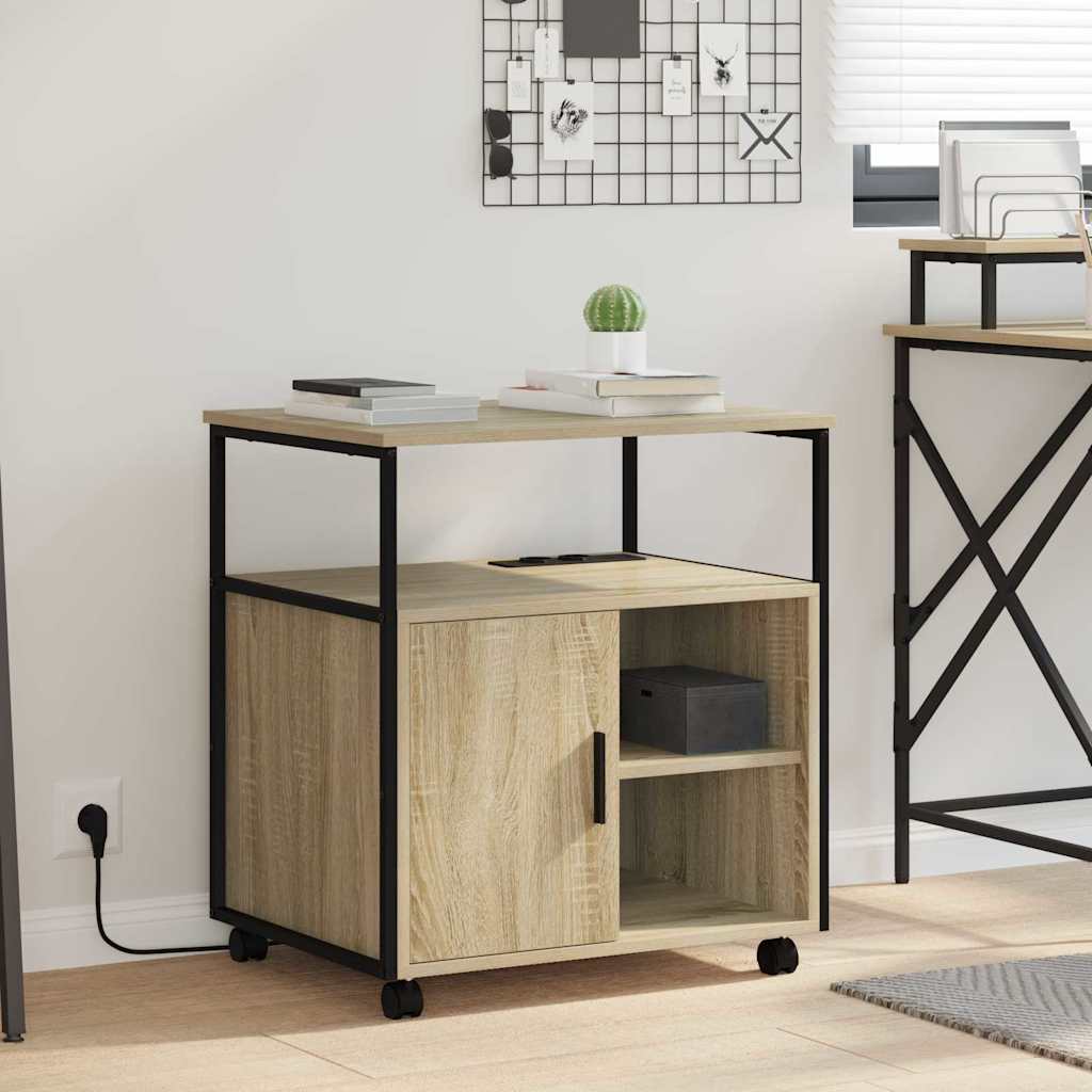 Ντουλάπα με Σταθμό Φόρτισης Δρύς Sonoma 61 x 46 x 67 εκ. - Pakobazaar