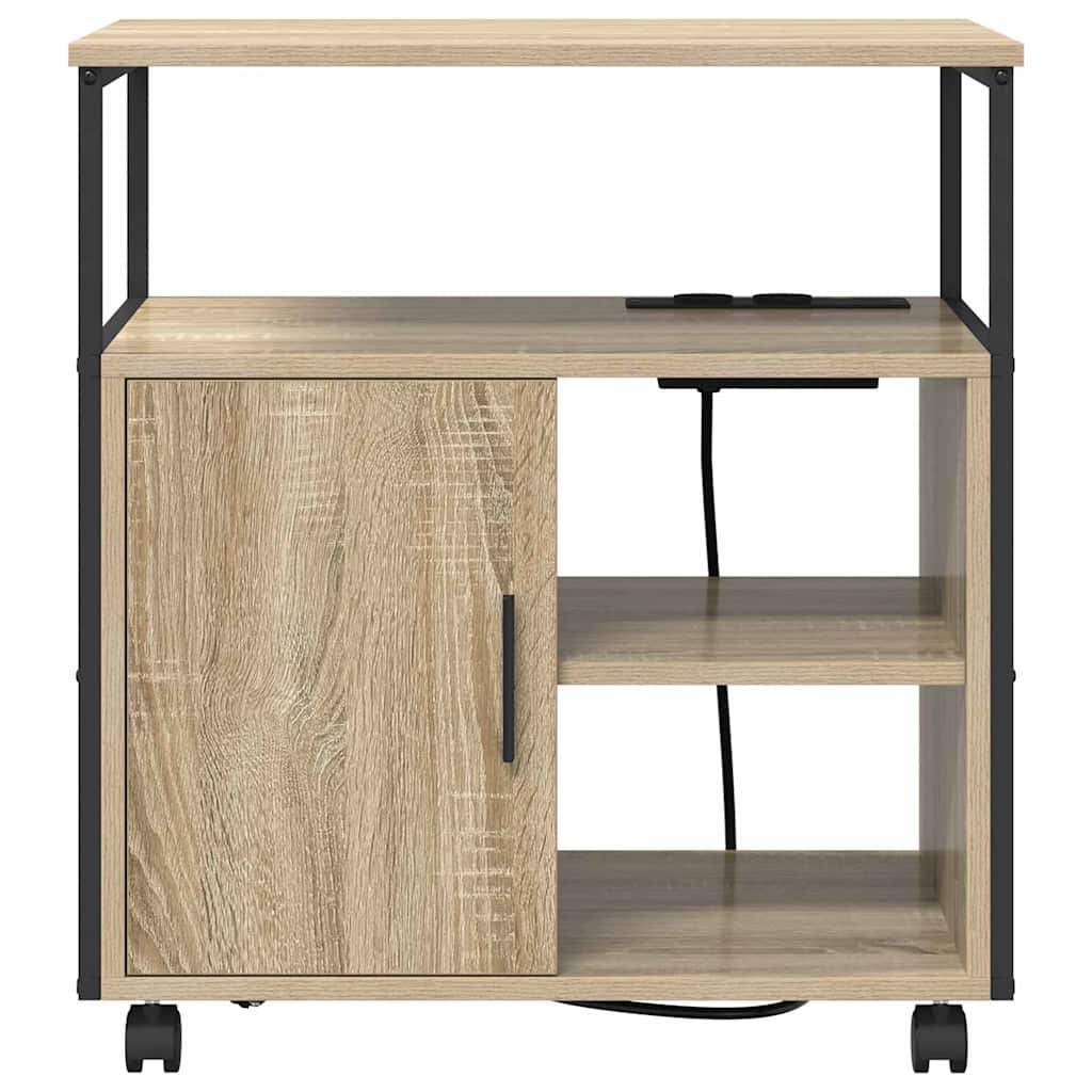Ντουλάπα με Σταθμό Φόρτισης Δρύς Sonoma 61 x 46 x 67 εκ. - Pakobazaar