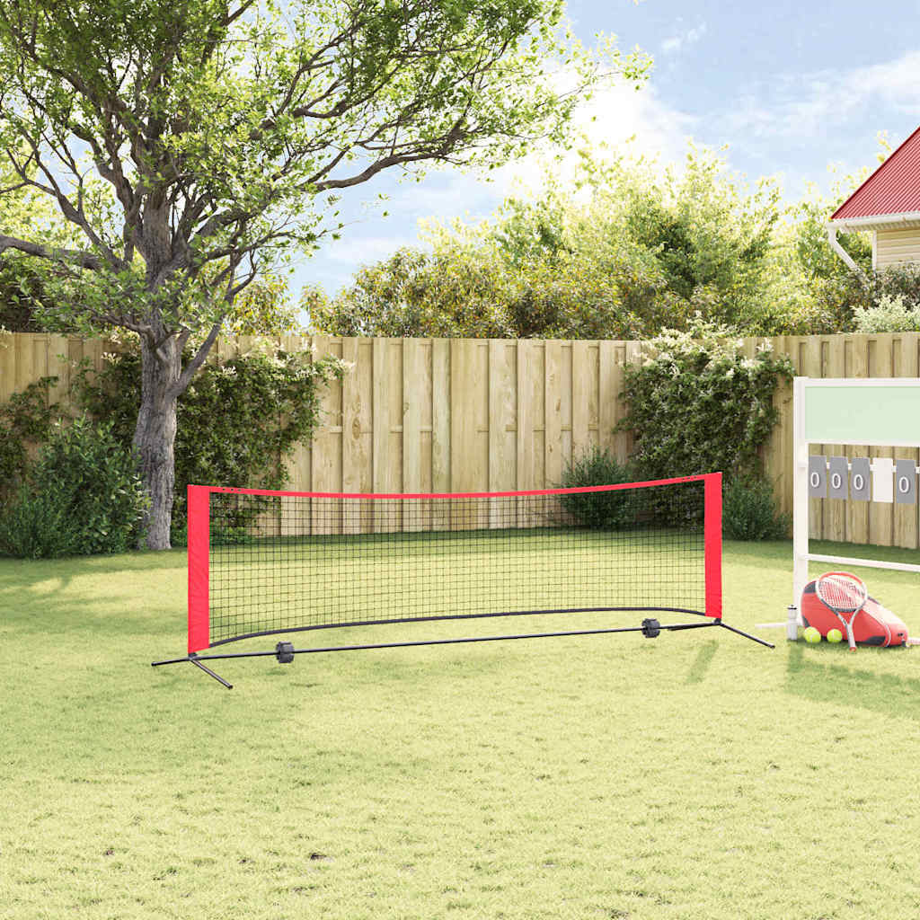 Δίχτυ Τένις Μαύρο και Κόκκινο 301 x 90,5 x 87 εκ. Πολυεστέρας