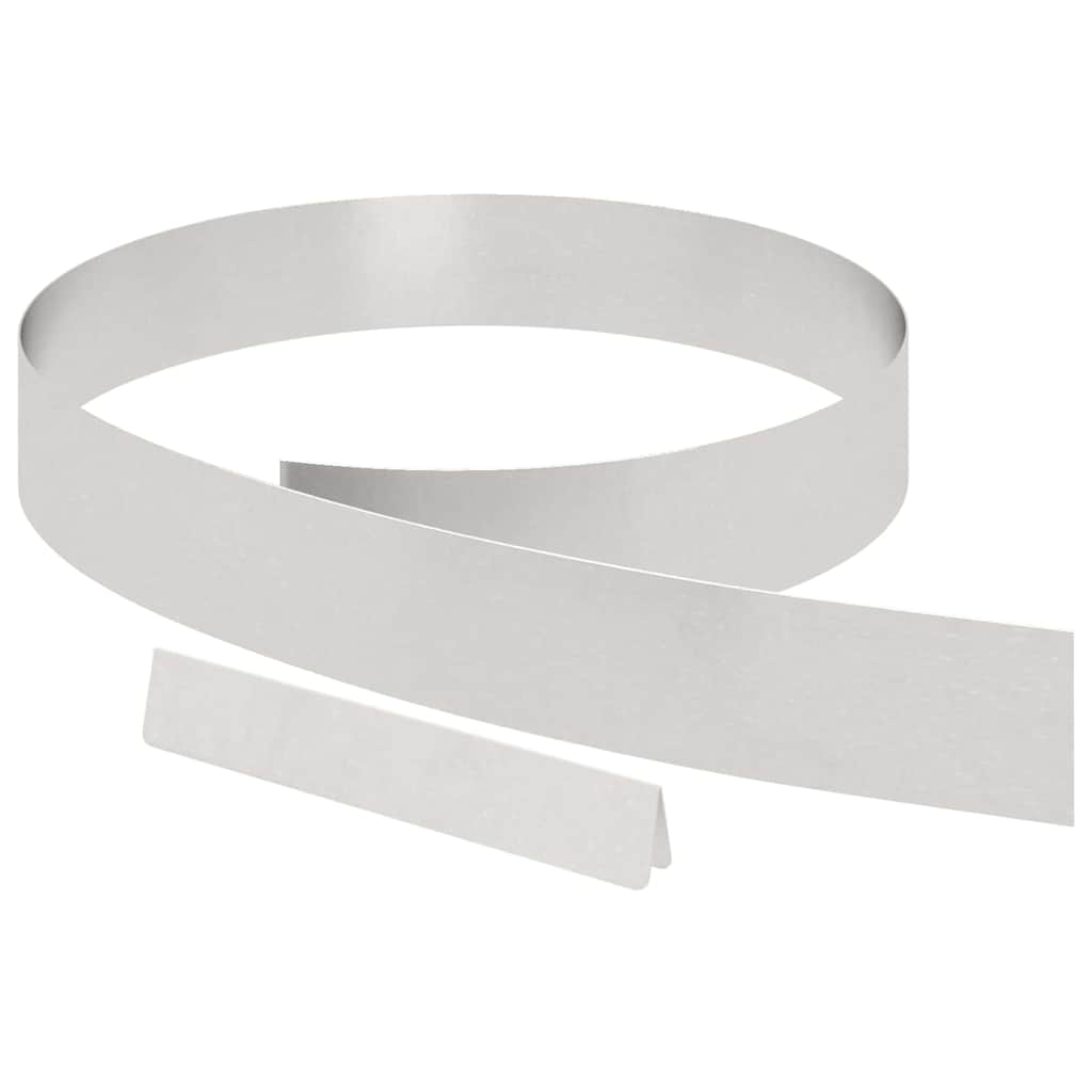 Περίγραμμα γκαζόν 4 pcs Ασημί 450 x 0,05 x 10 εκ