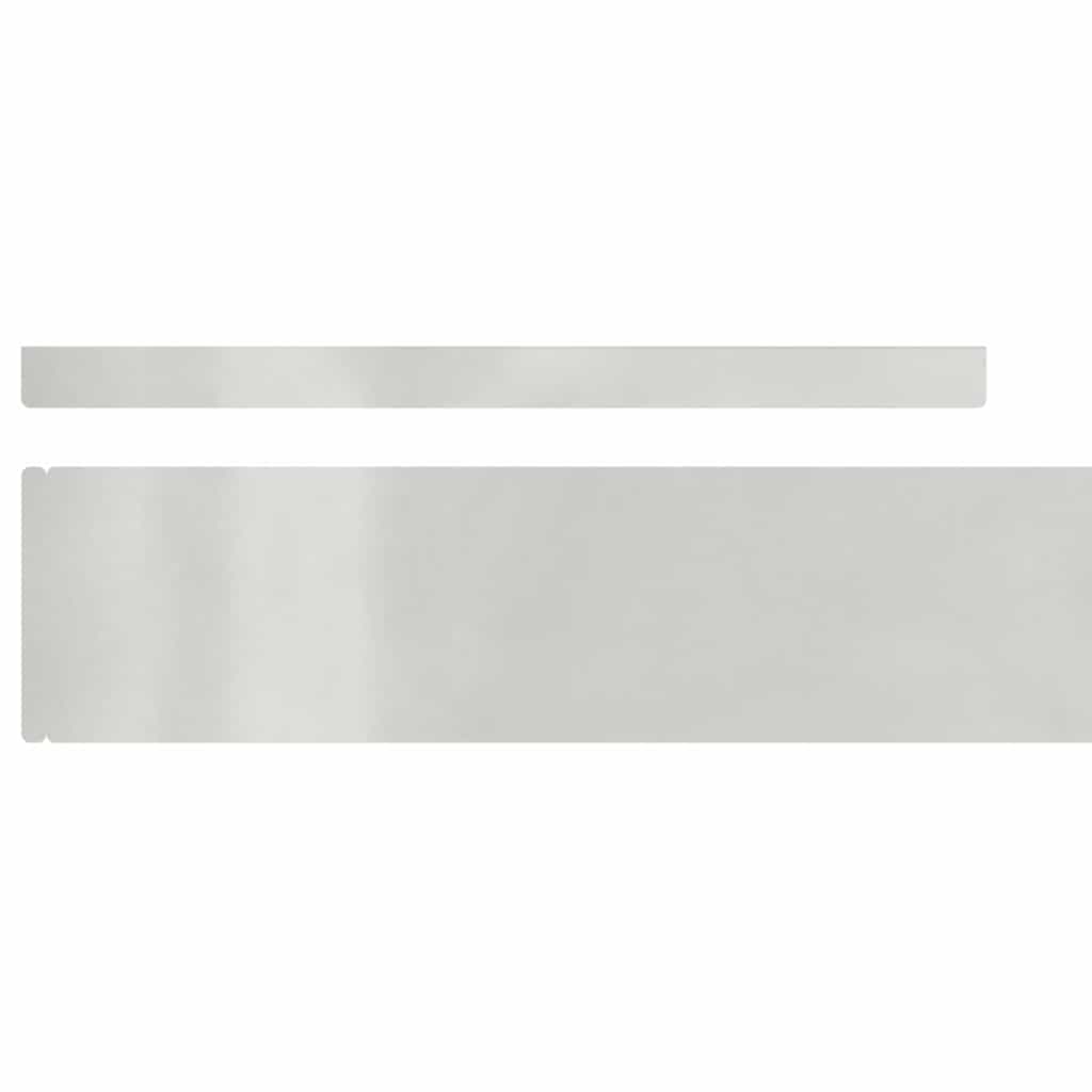 Περίγραμμα γκαζόν 4 pcs Ασημί 450 x 0,05 x 10 εκ