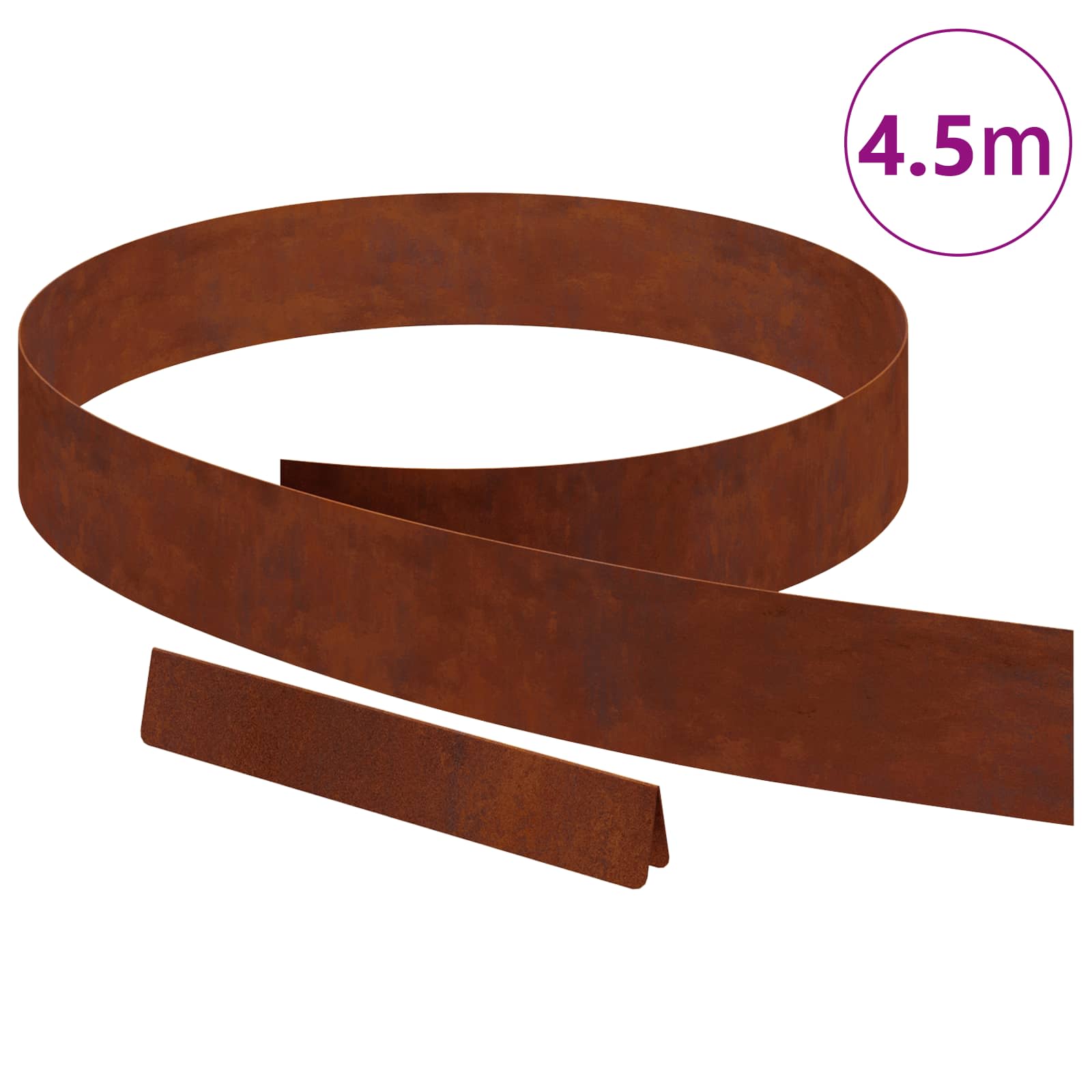 Περίγραμμα γκαζόν Σκ rusty 450 x 0,05 x 10 εκ