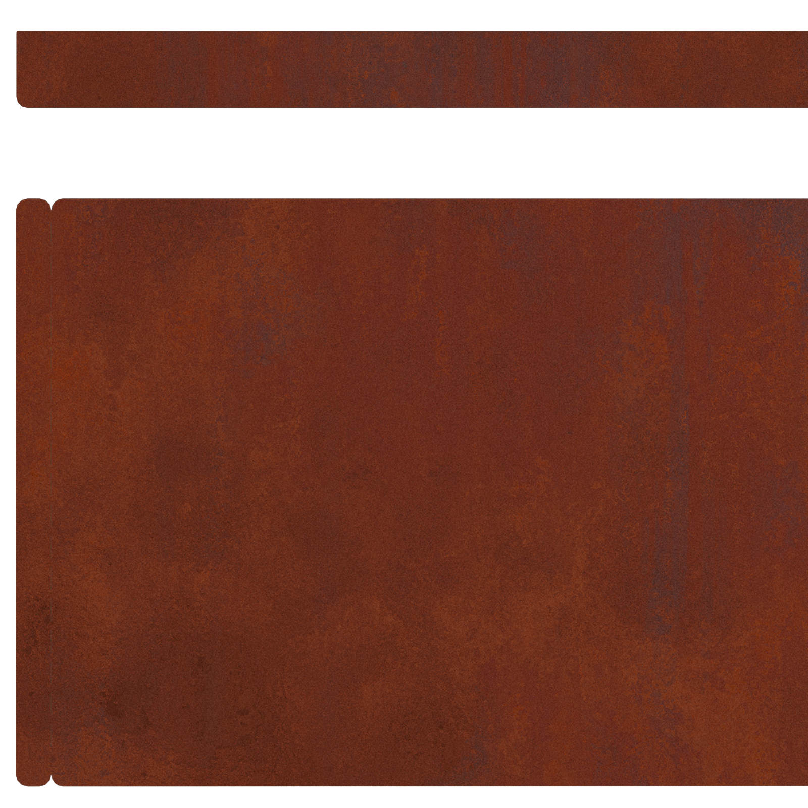 Περίγραμμα γκαζόν 4 pcs Σκ rusty 450 x 0.05 x 15 εκ - Pakobazaar