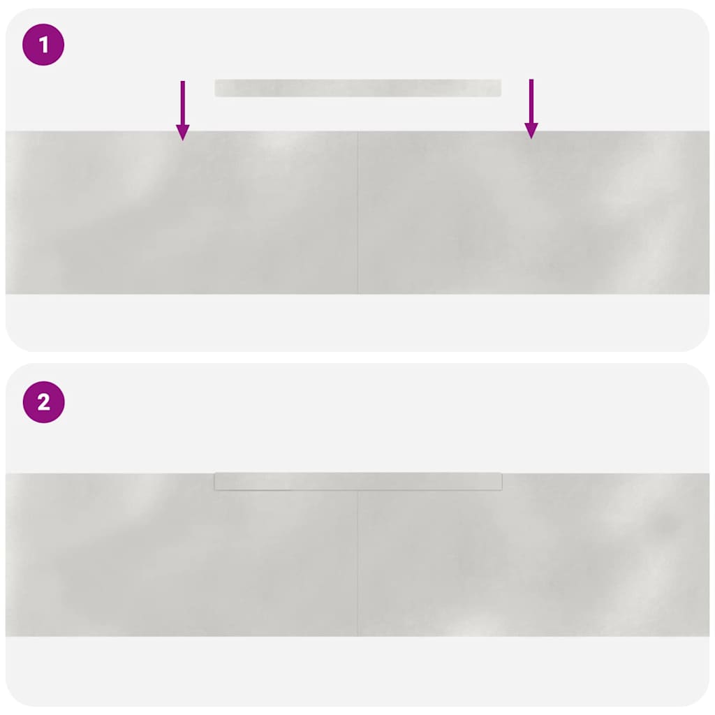 Περίγραμμα γκαζόν 4 pcs Ασημί 450 x 0,05 x 20 εκ
