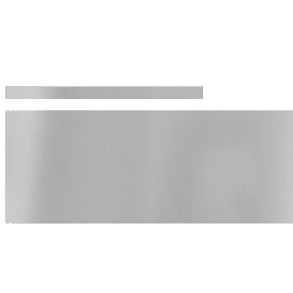 Περίγραμμα γκαζόν 4 pcs Ασημί 450 x 0.05 x 15 εκ