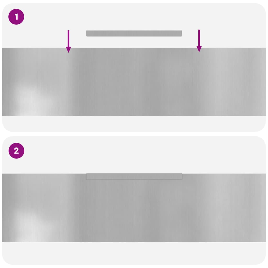 Περίγραμμα γκαζόν Ασημί 450 x 0.05 x 15 εκ