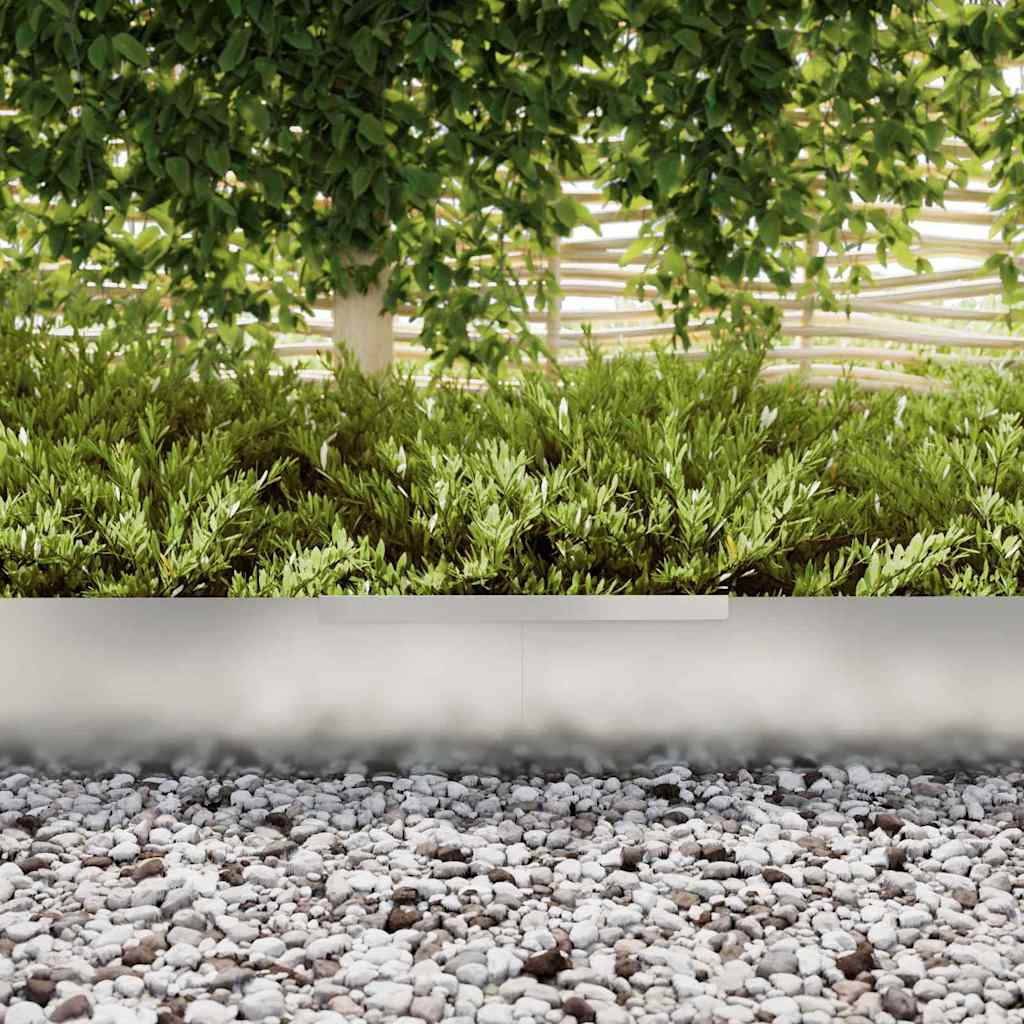 Περίγραμμα γκαζόν 4 pcs Ασημί 450 x 0.05 x 15 εκ - Pakobazaar