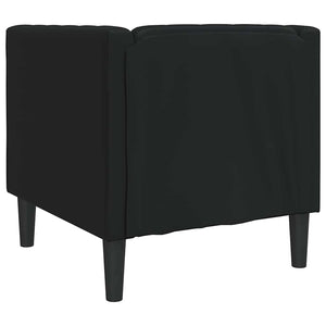 Καναπές Μαύρο 74,5 x 71 x 70,5 εκ. PVC - Pakobazaar