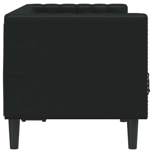 Καναπές Μαύρο 174 x 74,5 x 70,5 εκ. PVC - Pakobazaar