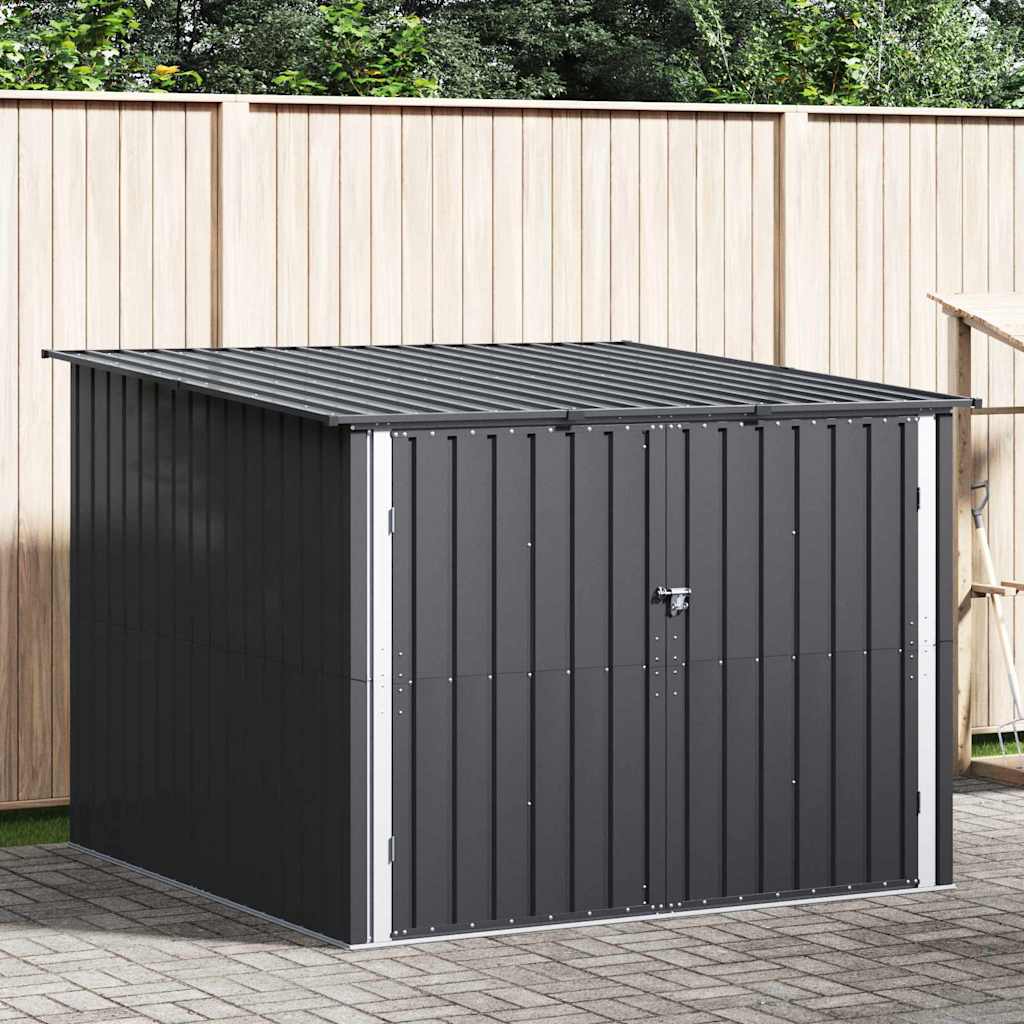 Αποθήκη Ποδηλάτου 3 pcs Ανθρακί 216 x 207 x 158 εκ. Μέταλλο