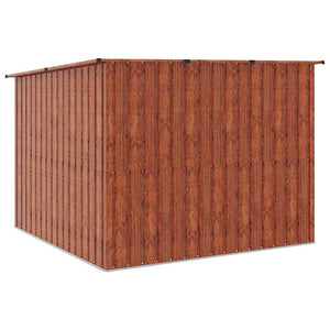Αποθήκη Ποδηλάτου 3 pcs Καφέ 215 x 206 x 157 εκ. Μέταλλο - Pakobazaar