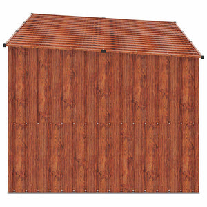 Αποθήκη Ποδηλάτου 3 pcs Καφέ 215 x 206 x 157 εκ. Μέταλλο - Pakobazaar