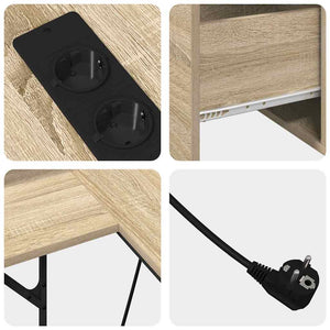 Γραφείο Δρύς Sonoma Επεξεργασμένο Ξύλο 182 x 101 x 87,5 εκ