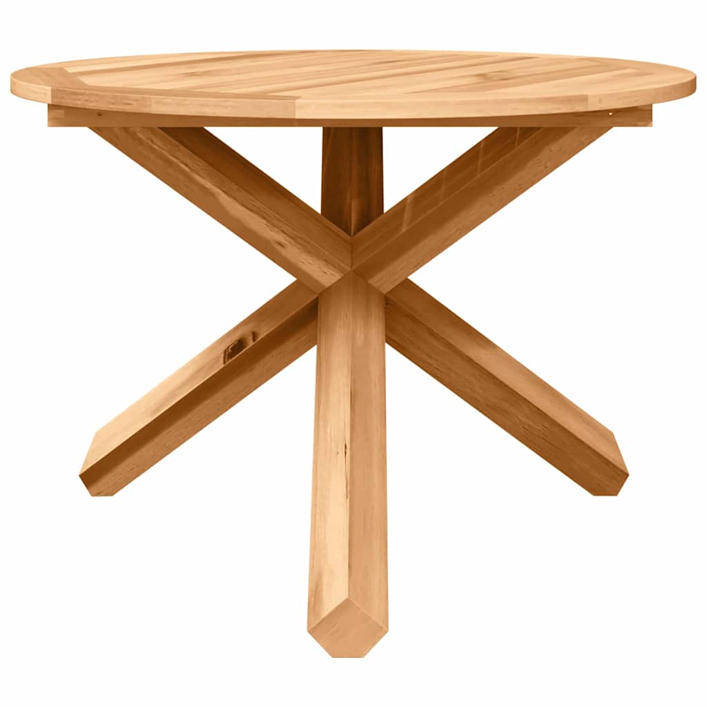 Σέτ φαγητού για κήπο 5 pcs Φυσικό Στερεό Ξύλο Ακακίας