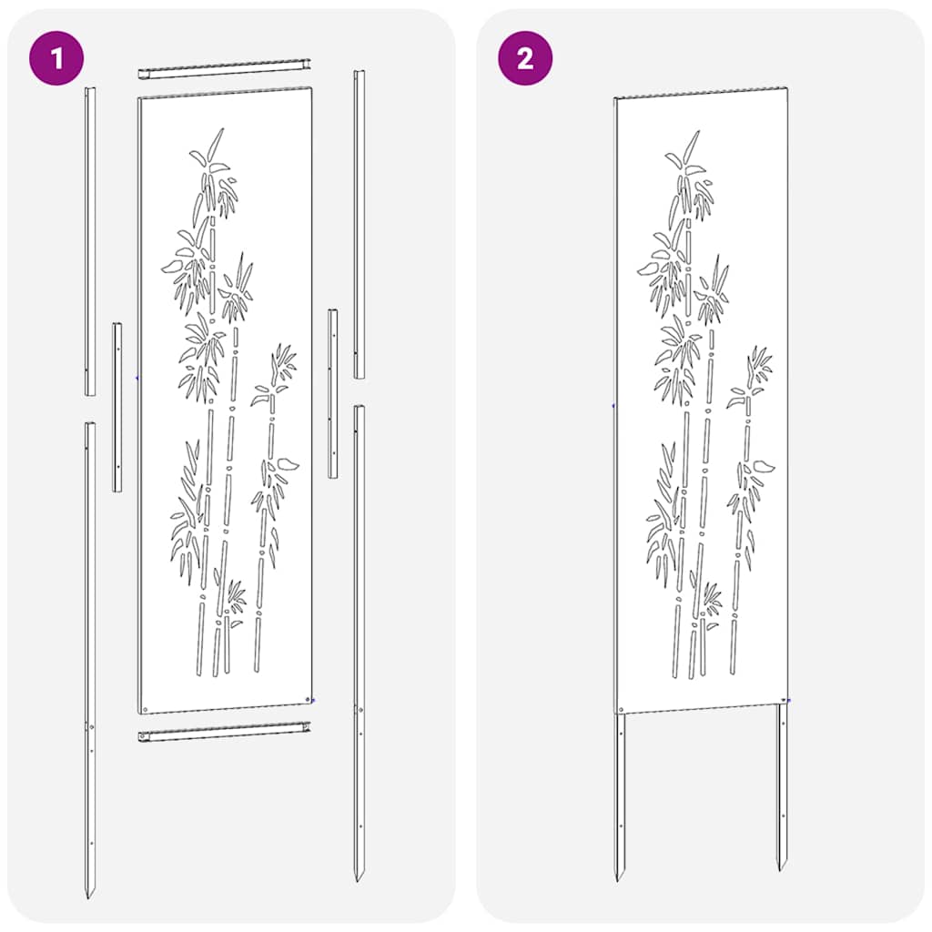 Οθόνη Ιδιωτικότητας Κήπου Ασημί 32 χ 140 εκ Ανοξείδωτο ατσάλι