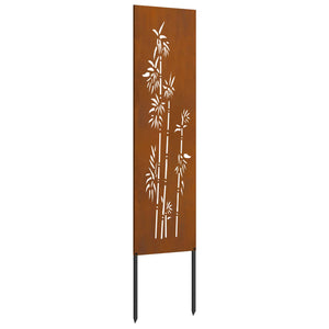 Οθόνη Ιδιωτικότητας Κήπου Floral Σκ rusty 32 χ 140 εκ - Pakobazaar