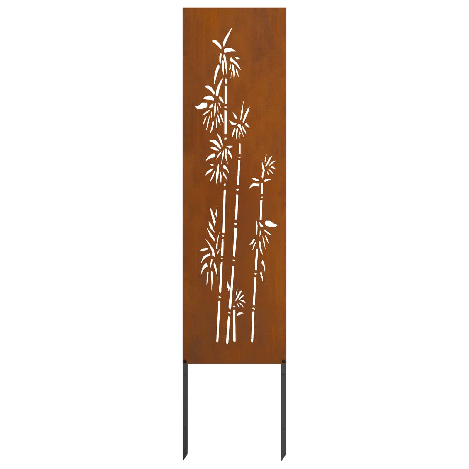 Οθόνη Ιδιωτικότητας Κήπου Floral Σκ rusty 32 χ 140 εκ - Pakobazaar