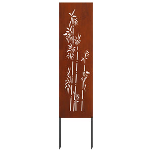 Οθόνη Ιδιωτικότητας Κήπου Floral Σκ rusty 32 χ 140 εκ - Pakobazaar